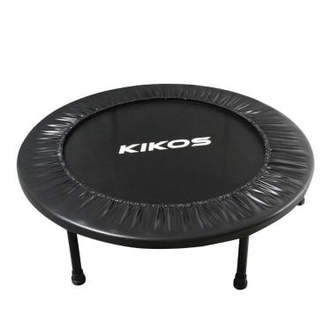 Imagem de Trampolim Fitness Kikos para Atividades Aeróbicas com Estrutura Robusta Preto