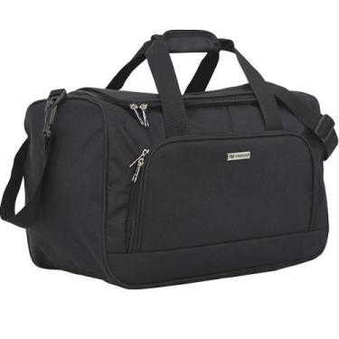 Imagem de Bolsa de Viagem em Poliéster Oxford Média BV-172 Preta - Thigoline, Pr