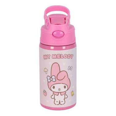 Imagem de Garrafa Infantil Meninas My Melody Aço Inox 500ml C/ Alça - Luxcel, Ro