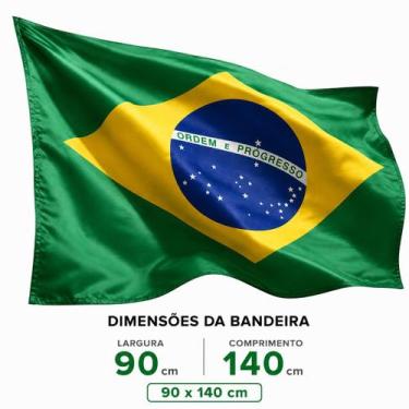 Imagem de Bandeira do Brasil Grande Copa do Mundo - sem marca