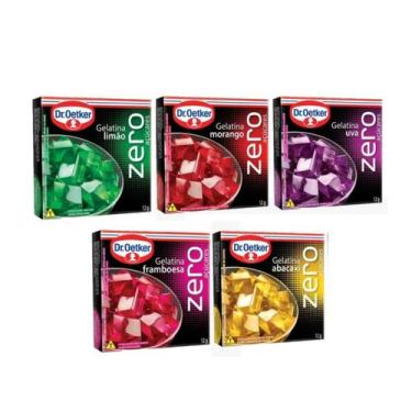Imagem de Kit c/ 5 un Gelatinas Zero 10g - Dr. Oetker