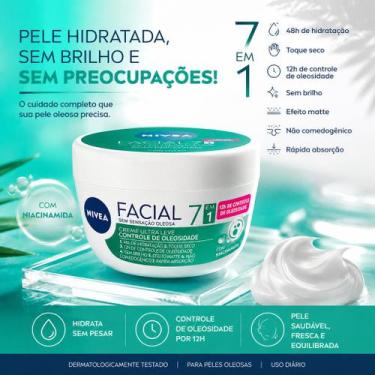 Imagem de Creme Facial Nivea 7 Em 1 Controle da Oleosidadey Ultra Leve 100g