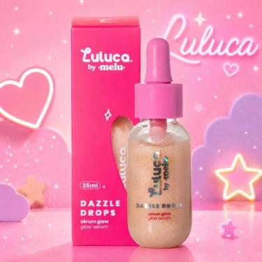 Imagem de Sérum iluminador com brilho glow dazzle drops luluca by melu - Ruby Ro