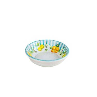Imagem de Bowl Bela Siciliana para Servir Saladas e Frutas Cerâmica Pintado à Mão Cozinha e Mesa Jantar Luiz Salvador