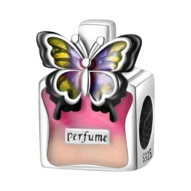 Imagem de Pingentes De Frascos De Perfume Em Forma De Ovo De Páscoa Prateados Pa