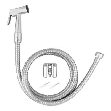 Imagem de Ducha Higiênica Metal Gatilho Mangueira 1,20 Mt Sem Registro - Congrat