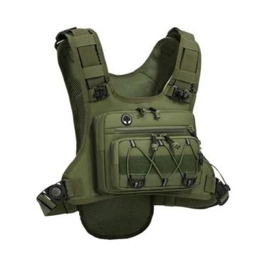 Imagem de Mochila De Peito Unissex Para Corrida, Colete Tático Para Esportes Ao 