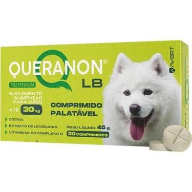 Imagem de Suplemento Queranon LB para Cães 30 kg  30 Comprimidos