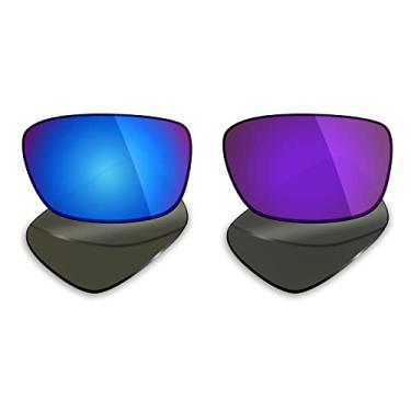 Imagem de 2 pares de lentes polarizadas de substituição da Mryok para óculos de sol Oakley Drop Point – Opções