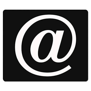 Imagem de Mouse Pad Retangular Arroba em PVC TopGet - (Preto)