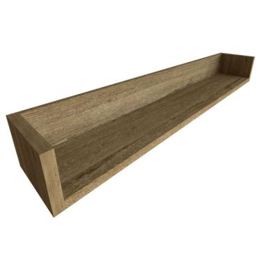 Imagem de Prateleira KitCubos Carvalho Mel 90 cm