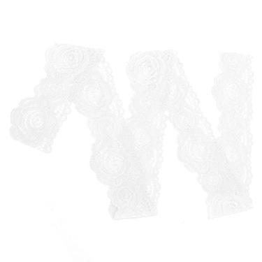 Imagem de Renda com estampa floral, fita de renda de tecido 5 cm de largura, 9 m para embalagem de presente