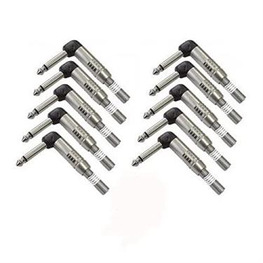 Imagem de Plug P10 Em L 90 Graus Ninja Santo Angelo P10 90° Kit C/ 10