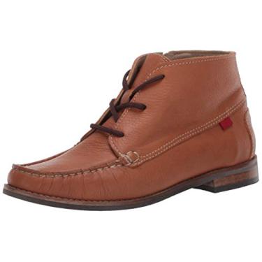 Imagem de Marc Joseph New York Bota de cano curto unissex de couro infantil feita no Brasil Chukka com cadarços, Bronze granulado, 3.5 Little Kid