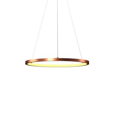 Imagem de Lustre Pendente Orluce Tabat OR1792 40cm Cobre Led Bivolt