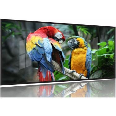 Imagem de Quadro Decorativo Araras do Brasil 130x60 Moldura Preta 2x2