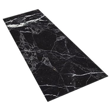 Imagem de Fenteer Tapetes de área de mármore, tapete de porta, tapete de cozinha, tapete decorativo para corredor, corredor, 40 x 120 cm