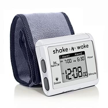 Imagem de Despertador vibratório Tech Tools - Shake N Wake - Relógio com alarme silencioso - com alarmes duplos