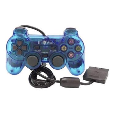 Controle Joystick para PS2 DualShock com Fio KNUP - KP-GM014