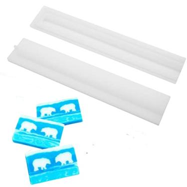 Imagem de Molde de silicone para sabonete, coluna de tubo de urso, molde de silicone para sabonete
