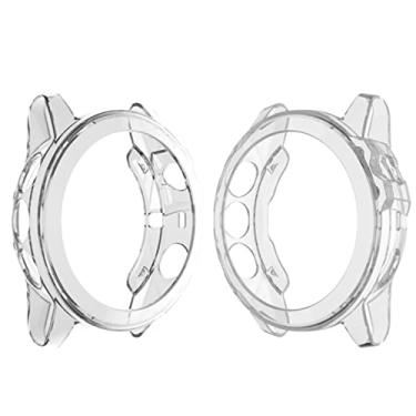 Imagem de GANYUU Capa protetora de TPU transparente ultra fina para Garmin Fenix 5X capa protetora de relógio inteligente para Garmin Forerunner 245/245M (cor: transparente, tamanho: Forerunner 245 245M)