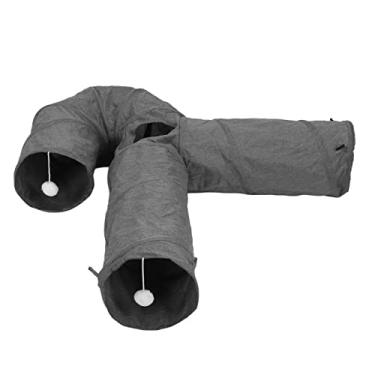 Imagem de Túnel de Gato de 3 Vias, Tubo de Túnel de Gato de Estimação Túnel de Gatinho Entediado Gato de Estimação à Prova d'áGua DuráVel LaváVel Brinquedo de Gato para Gatos Internos