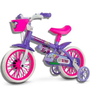 Bicicleta Infantil Aro 12 Barbie com rodinhas Caloi 3+