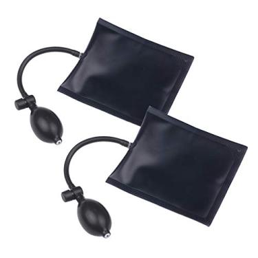 Imagem de Tingpai Fer menta de nhamento de saco de cunha de ar de 2 pacotes Fer menta de nivelamento de bar de alavanca inflável calço de ar Carga máxima 353 lib s Saco de calço pa portas de elevação Janelas