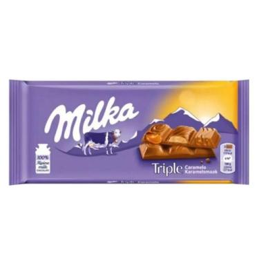 Imagem de Chocolate Triple Caramel 100G - Chocolate E Caramelo - Milka