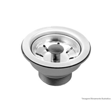 Imagem de Valvula Pia Americ Higiban Aco Inox 3.1/2Equot