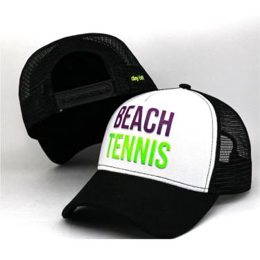 Imagem de Boné Beach Tennis Day Off Verde e Roxo