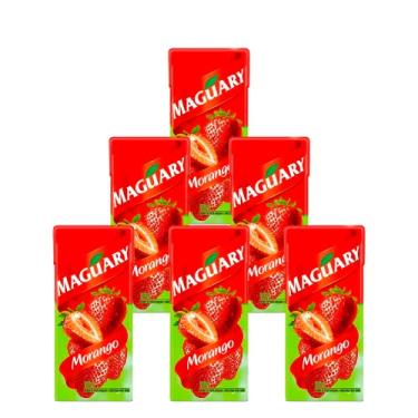 Imagem de Suco Maguary Morango 200ml 6 Unidades
