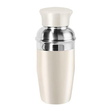Imagem de OGGI Mini coqueteleira de 290 ml – cinza, aço inoxidável – ideal para servir uma única dose de martini, ótimo tamanho pequeno adequado para mini bar, em movimento, viagem, trailer, acampamento