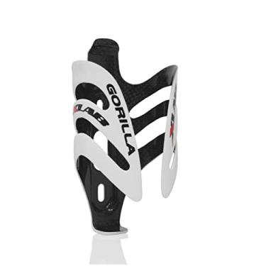 Imagem de XLAB Gorilla Gaiola de Garrafa de Água Carbono para Triatlo e Bicicletas de Estrada 4,5 kg de Força de Aderência – Branco Brilhante