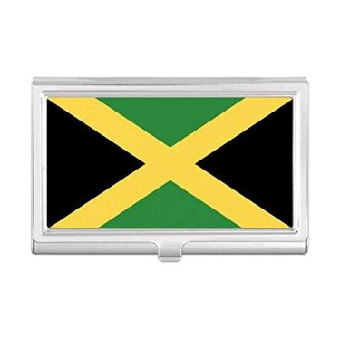 Imagem de Porta-cartões de visita com bandeira nacional da Jamaica da América do Norte