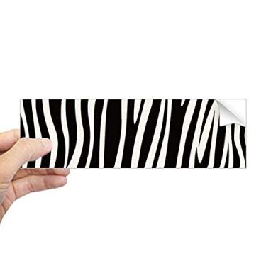 Imagem de DIYthinker Adesivo de para-choque retangular com estampa de veias brancas pretas para notebook, decalque de janela