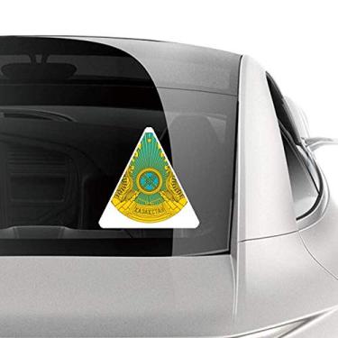 Imagem de DIYthinker Adesivo de carro com emblema nacional da Ásia do Cazaquistão, decalque de bagagem
