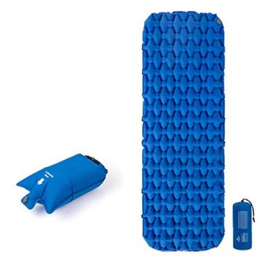 Imagem de C/H Colchão de ar de acampamento amplo de 68,8 cm, almofada de dormir portátil, colchão de viagem, colchão de ar de barraca, equipamento de acampamento, colchão de saco de dormir, durável, impermeável, compacta, ultraleve, para caminhadas