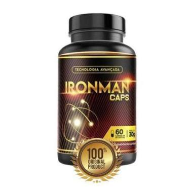 Imagem de Iron Man Caps - 60 Caps (1 Pote) - 100% Original - Ironman - Intex