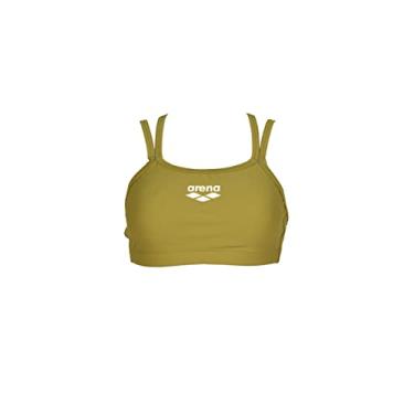 Imagem de Arena Top esportivo feminino liso, Oliva, P
