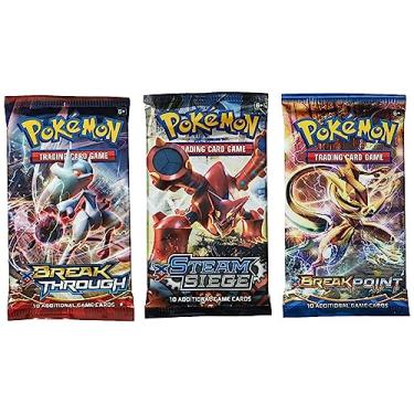 Imagem de Pokemon TCG: 3 Booster Packs – 30 Cards Total| Value Pack Includes 3 Blister Packs of Random Cards | 100% Authentic Branded Pokemon Expansion Packs | Random Chance at Rares & Holofoils