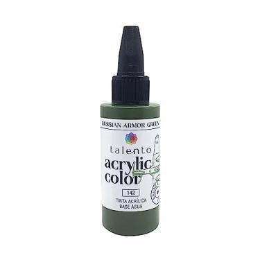 Imagem de Tinta Acrílica para Modelismo 30 ml Talento Tons Militares - Azul, Verde GREEN (RUSSIAN ARMOR) 142