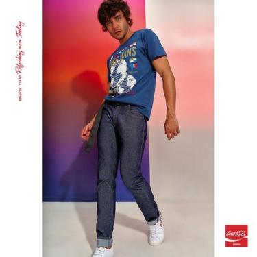Imagem de Camiseta Coca-Cola Jeans Masculino Adulto 35327156