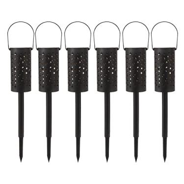 Imagem de Luzes Solares para Jardim, Lâmpada Decorativa, Hyuduo, Estrela, Lua, Terra, Plug, Luz, Energia Solar, Lanterna, 6 Conjuntos para Led, Luzes à Terra