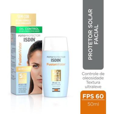 Imagem de Protetor Facial Isdin Fusion Water Oil Control Fps 60 50ml