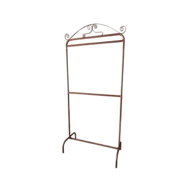 Imagem de Arara Desfile 2 Niveis Dobravel 0,80x1,70m Retro Rose Gold