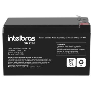 Imagem de Bateria Interna Selada para Nobreak 12V 7A Intelbras