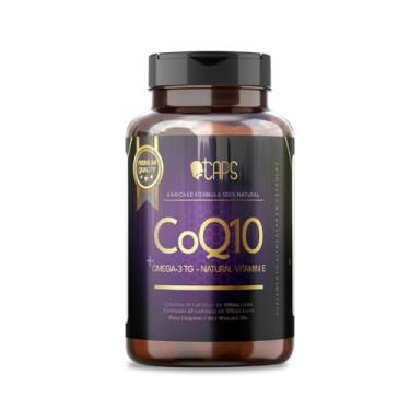 Imagem de COENZIMA Q10 + ÔMEGA-3 TG + VITAMINA E - 500mg (60 Cápsulas) +CAPS PREMIUM (1)