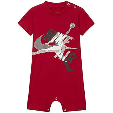 Imagem de Macaquinho infantil Nike Dri-FIT com logotipo raglan, Gym Red(557112-r78), 6 Months