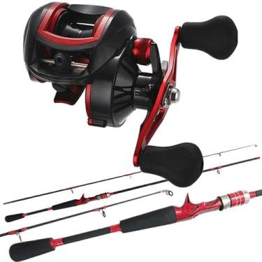 Imagem de Vara De Pesca 1,50Mts Carretilha 19 Rolamentos Drag 4,5Kg - Cmik